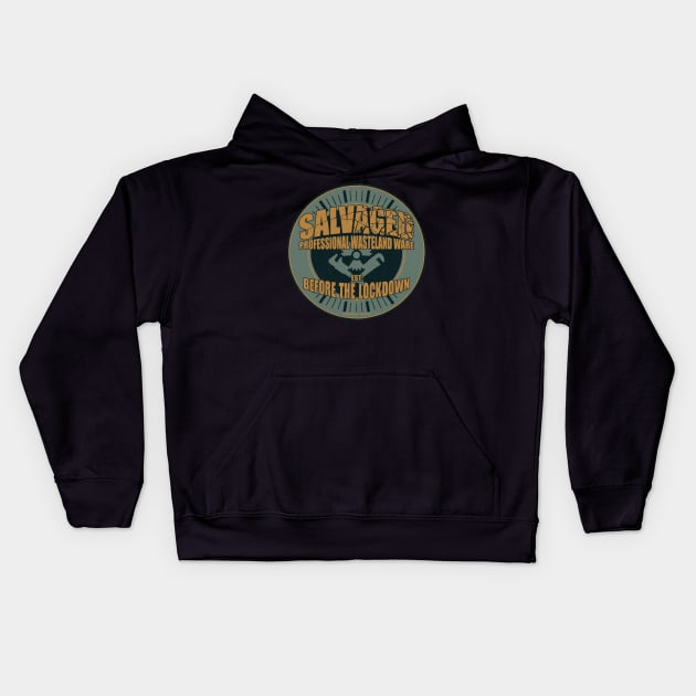 SALVAGED Ware Retro #1 Kids Hoodie by SALVAGED Ware